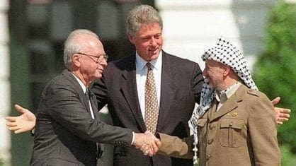 two state solution, land for peace, us-israel, peace deals, bill clinton, rabin, arafat,
