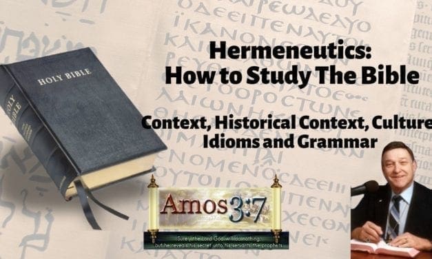 Understanding Error & Hermeneutics:  How to Learn to Interpret the Bible