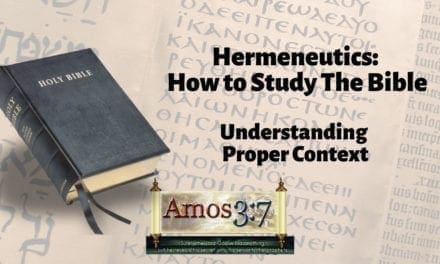 Understanding Error & Hermeneutics: The proper use of Allegory