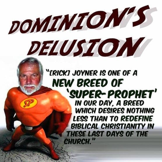 Kingdom Now, Dominionism, false prophets,