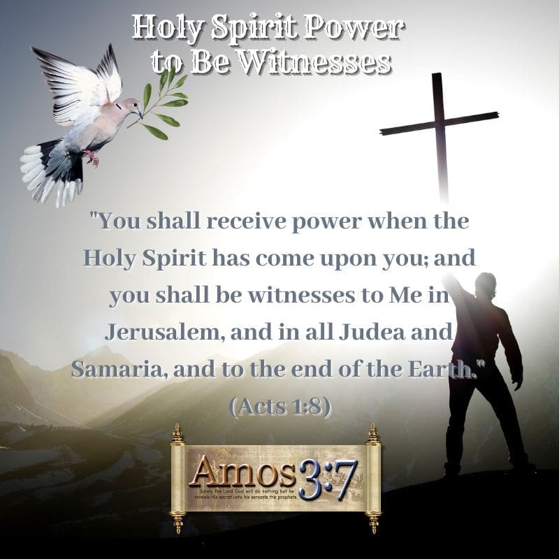 Acts 1:8, Holy Spirit Power, witness, end of the earth,