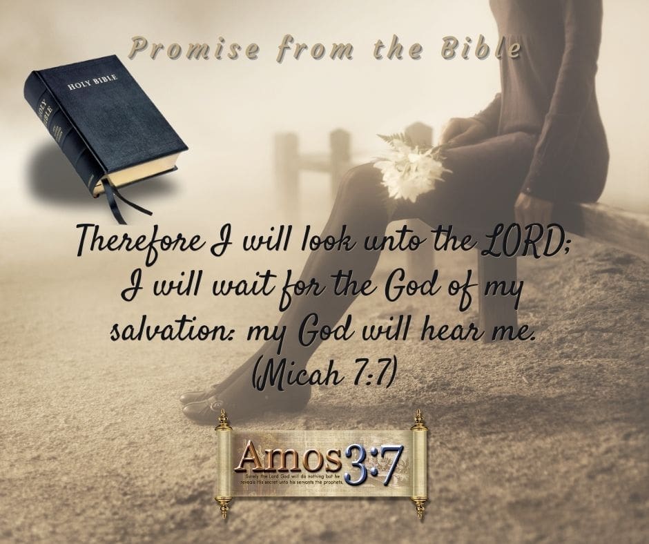 Gods Promises, Micah 7:7, Waiting on God, God of my Salvation,